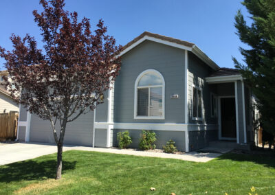 Blue House that has been painted in Sparks, NV.